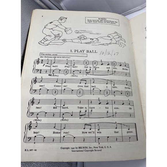 John W Schaum Piano Course B The Blue Book Belwin 1945 Rockville Centre Vintage - Picture 5 of 12